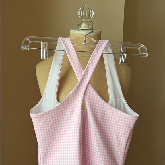 Abercrombie YPB Pink Gingham Sleeveless Tennis Dress - Picture 3 of 5